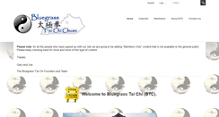 Desktop Screenshot of bluegrasstaichi.org